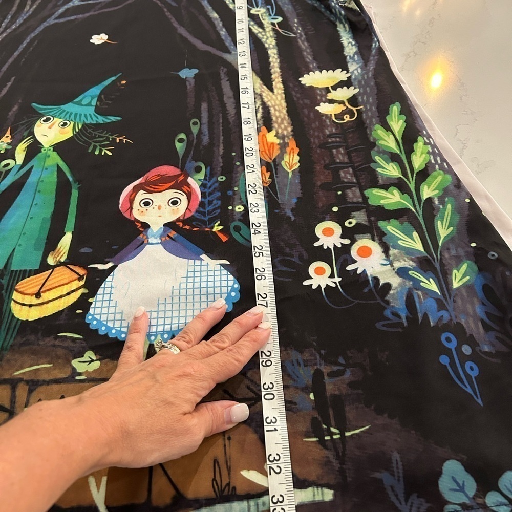 3 Tunic Dress Top Style XXL Funky Patterns Feathers, Ballounes Alice Wonderland - Picture 9 of 13